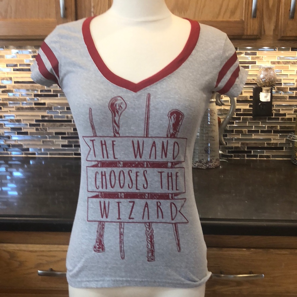 Harry Potter wand‎ chooses the wizard tee T-shirt